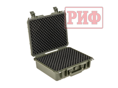 Кейс защитный ударопрочный РИФ 430х380х154 мм IP67, цвет Хаки