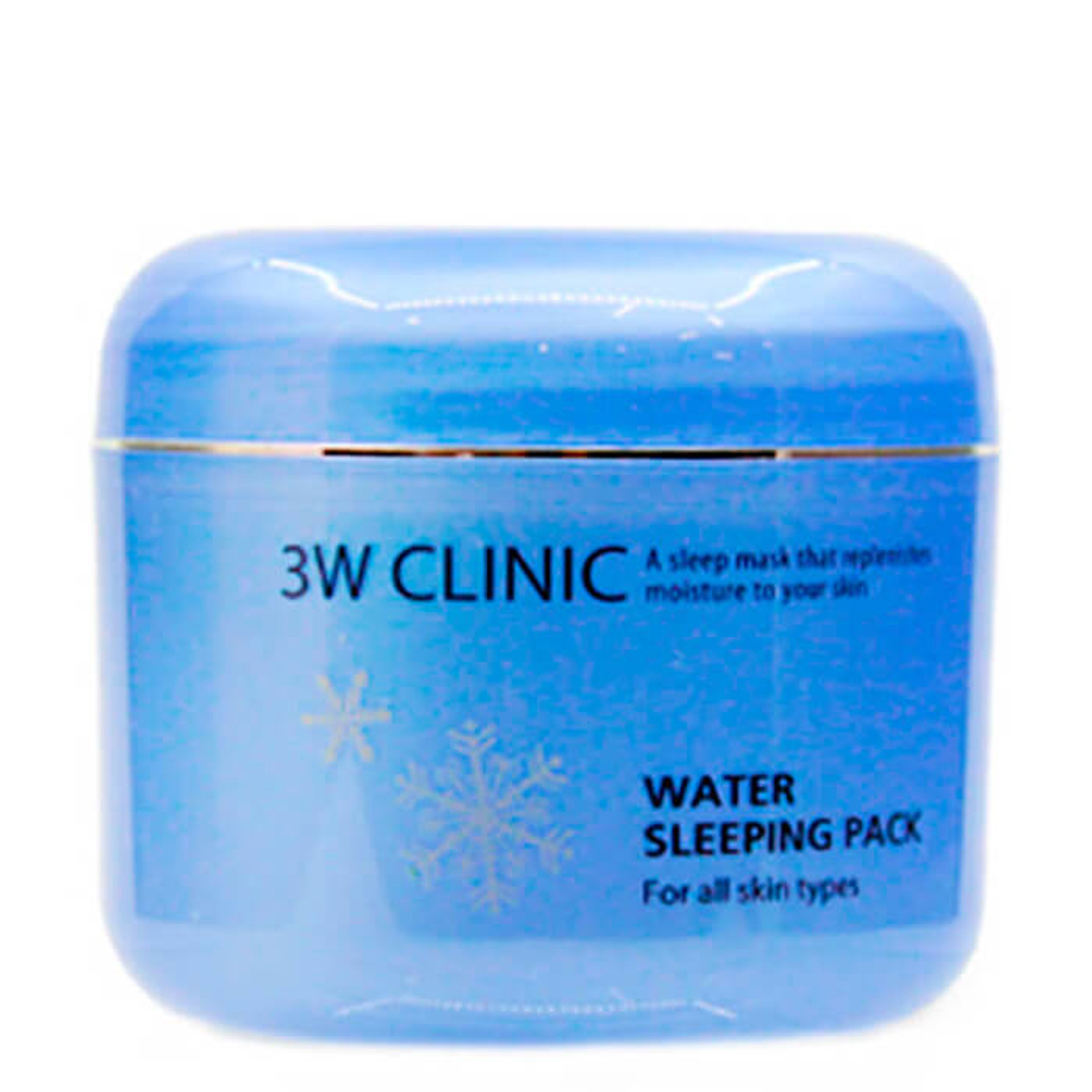 3W Clinic. Увлажняющая ночная маска для сухой кожи лица Water Sleeping Pack