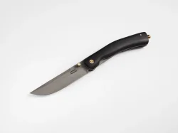 Складной нож "Гриф", сталь Х12МФ, рукоять черный мореный граб