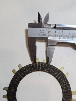 Диски сцепления 50-110см3 для китайского питбайка, 3шт, на полуавтомат