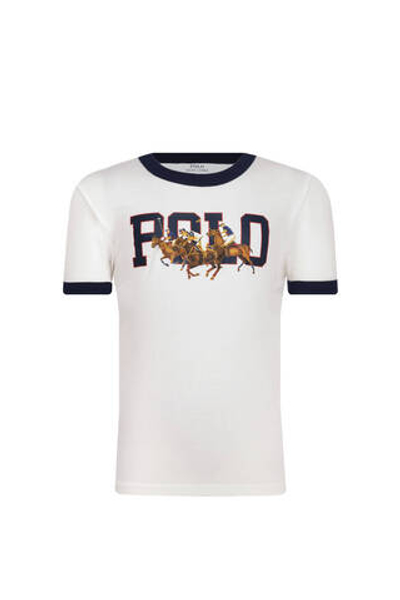 Футболка RINGR MOD #1 KNIT POLO RALPH LAUREN - белый(919588)