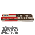 Рамка под номер пластик Черная с Камерой заднего вида NG 944011 шт