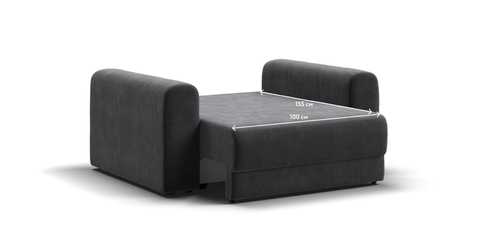 Кресло РИЧМОНД MODOOL Вельвет CORD графит