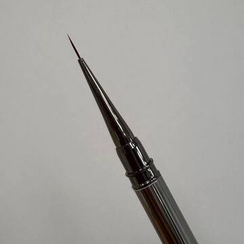 Кисть Crazy Lak Julia Golubkova 9мм (идеальный ворс) НОВЫЙ ЦВЕТ СЕРЫЙ