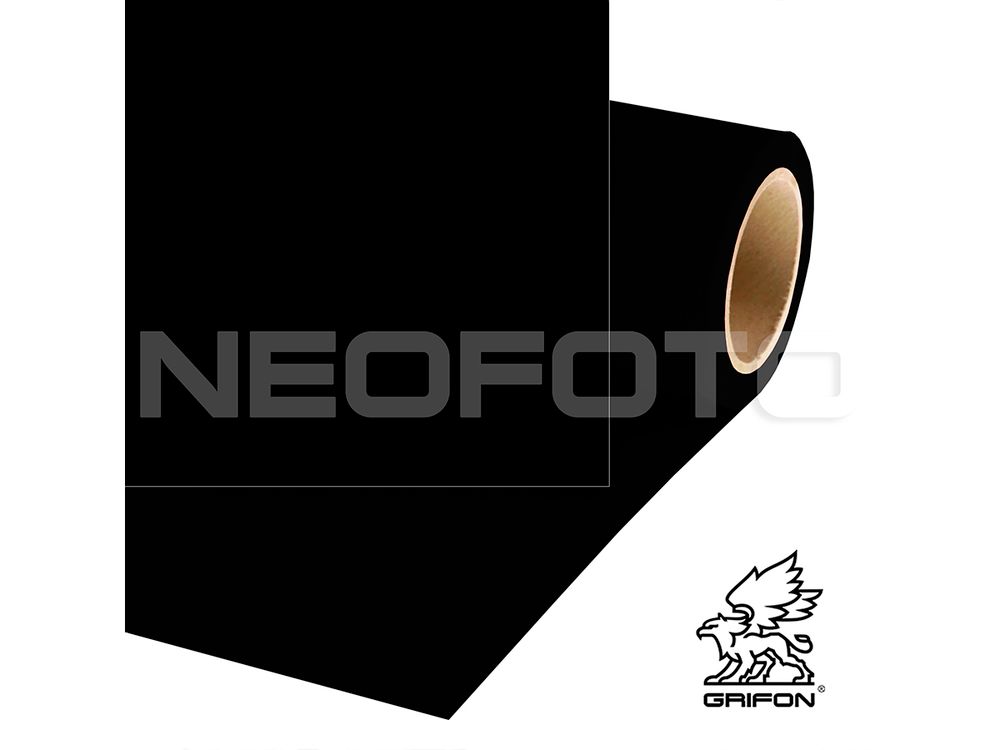 Фон бумажный Grifon 44 Черный Ti 2.7х10 м