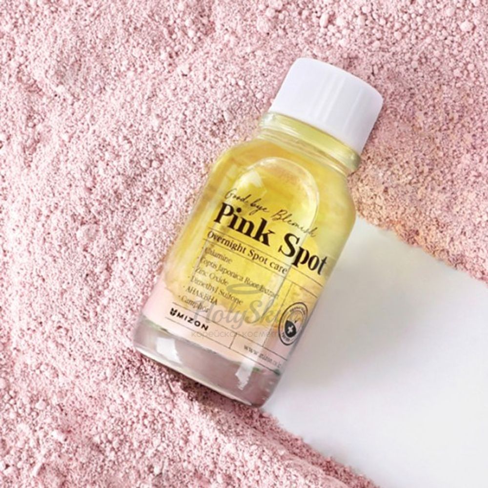 MIZON Точечное средство от прыщей на лице Good Bye Blemish Pink Spot 19 ml