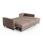 Oslo диван-кровать с шезлонгом рогожка серый