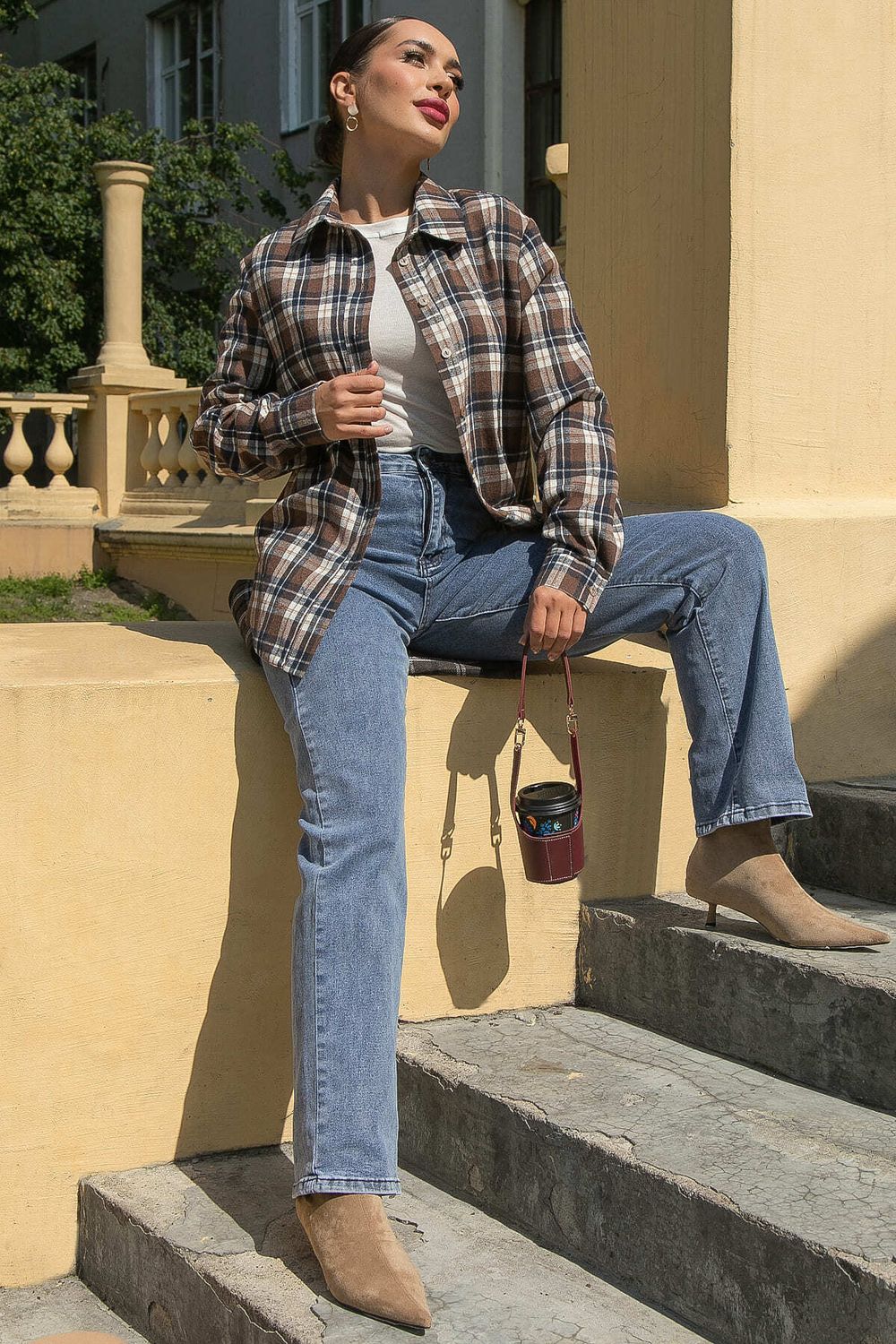 Рубашка Денни (коричневая) Б14144-7М LT Collection