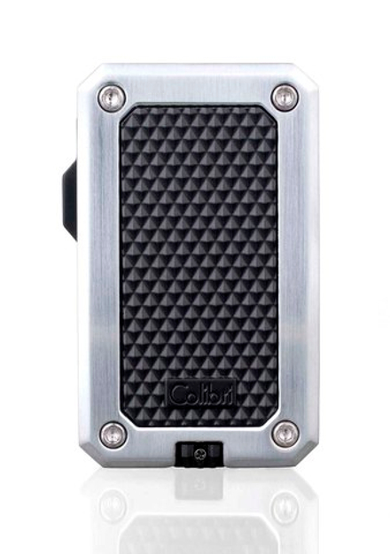 Зажигалка сигарная Colibri Rally, черная-хром