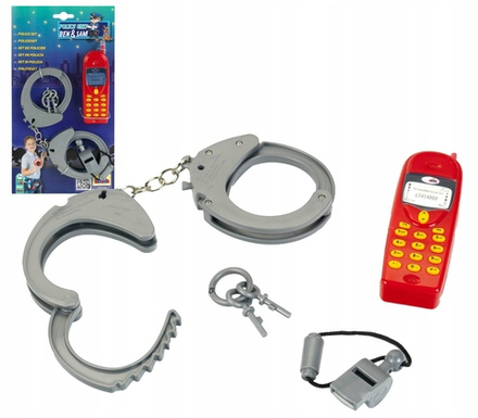 KLEIN Полицейский комплект из 3 предметов с телефоном 8860