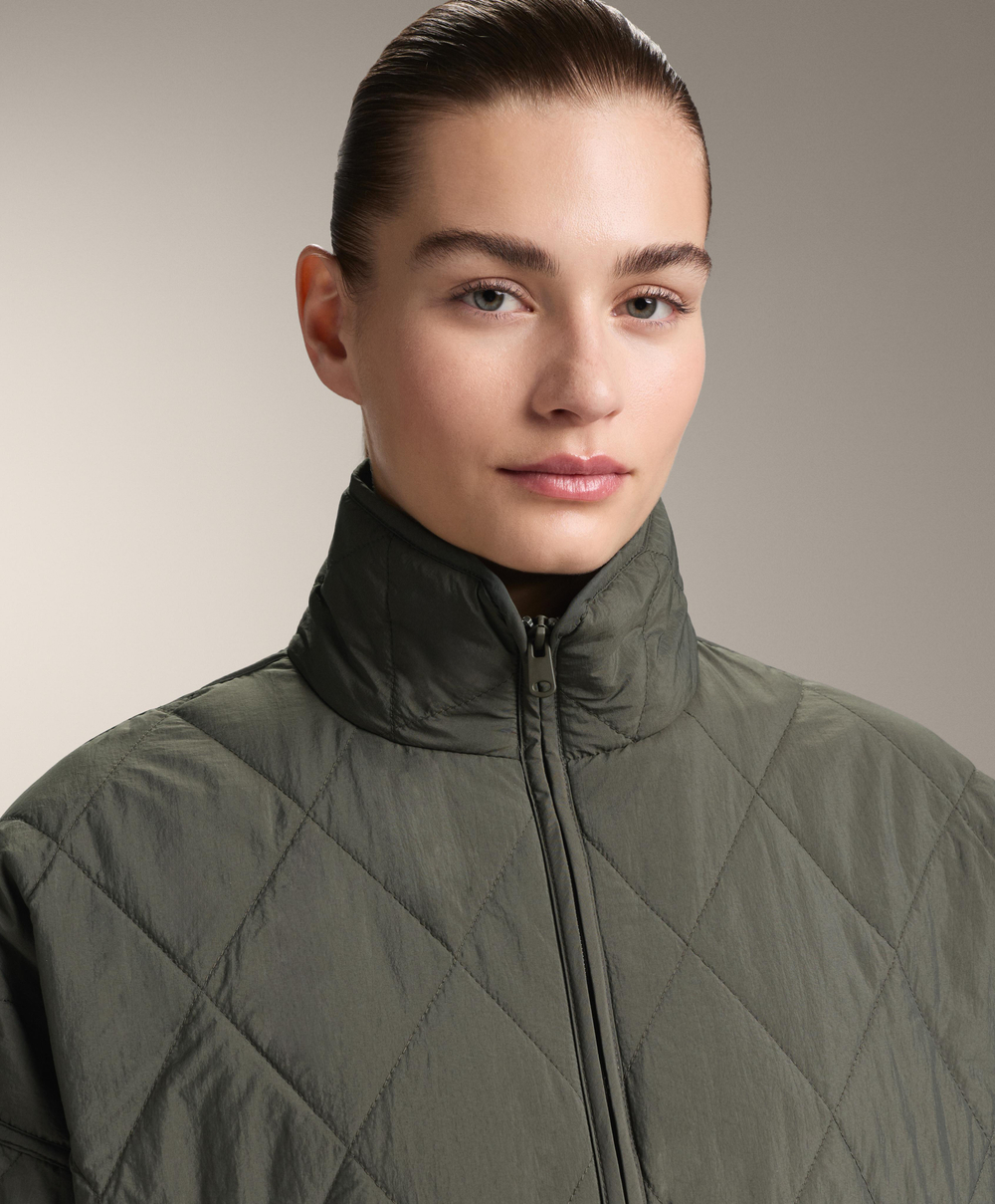 Oysho Утепленная водоотталкивающая куртка FELLEX® с AEROGEL, зеленый