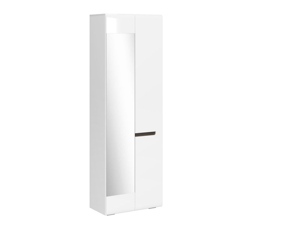 Стокгольм Шкаф 2х ств. с зеркалом левый (380)