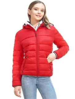 Куртка женская, размер S, цвет красный