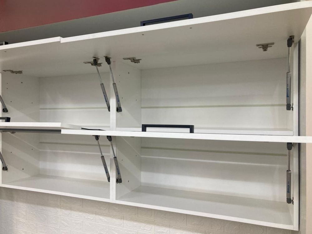 Кухня Монтана белый/графитдуб белый 2,0м