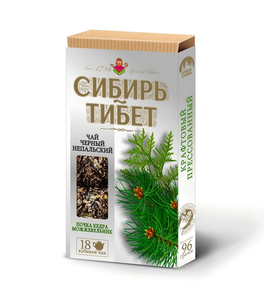 "Сибирь- Тибет" почка кедра, можжевельник, прессованный, 96г.