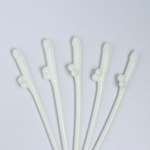 Светящиеся в темноте коктейльные трубочки в виде пениса - 5 шт. (Цвет: белый)