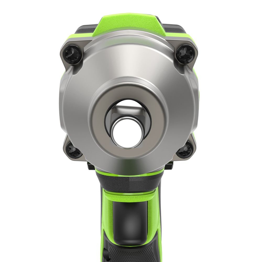 Гайковерт ударный акк. Greenworks IW5500, 24V, б/щет, 1/2'', 500Нм, 3 режима, 1х5Ач,ЗУ,кор (3805007CUG)