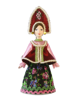 Кукла коллекционная девушка в русской праздничной одежде