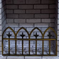 GAZS-5026 GREEN APPLE Заборчик садовый, 4 секции, раз-р секции 50*26cм, общ. длина 2 м, пластик | GREEN APPLE