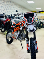 ПИТБАЙК KAYO BASIC K125EM 17/14 KRZ (МЕХАН. СЦЕПЛ., ЭЛ. СТАРТЕР 2024 Г.)