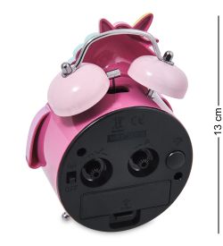 GAEM Art CL-68/1 Будильник «Единорог» фиолетовый