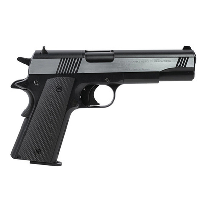 Пистолет пневматический Colt Government 1911 A1 dark ops (хром. с чёрн. пласт. накладками)