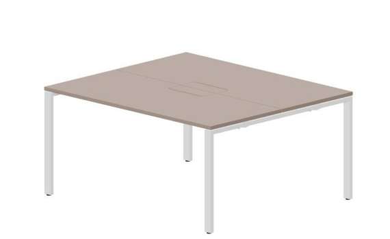 Составной стол Strike на 2 рабочих места 1580х1366х750мм (меламиновые аутлеты)