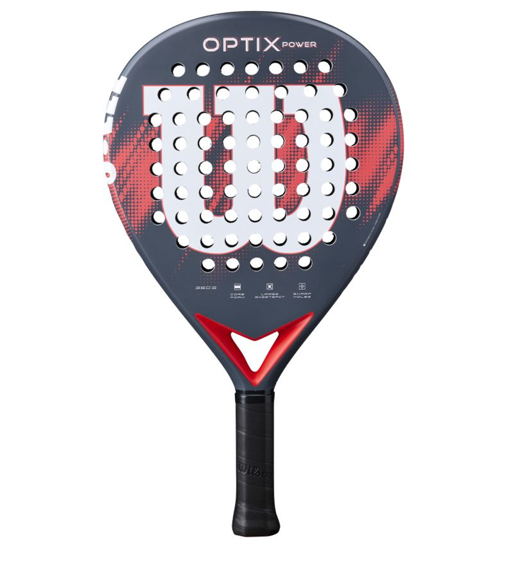 Ракетка для падел тенниса Wilson Optix V2 Power - red