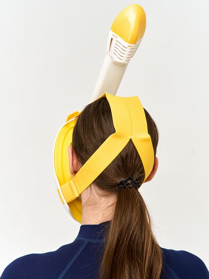 Маска полнолицевая Sargan Планета океан 2.0 белый/желтый