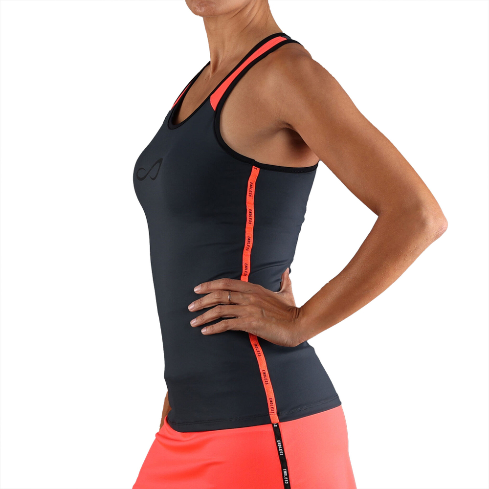 Женская теннисная майка Endless Minimal II Tank Top Women - Grey