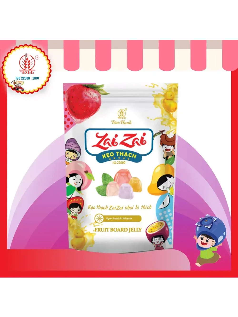 Желе ZaiZai со вкусом фруктов 320 г