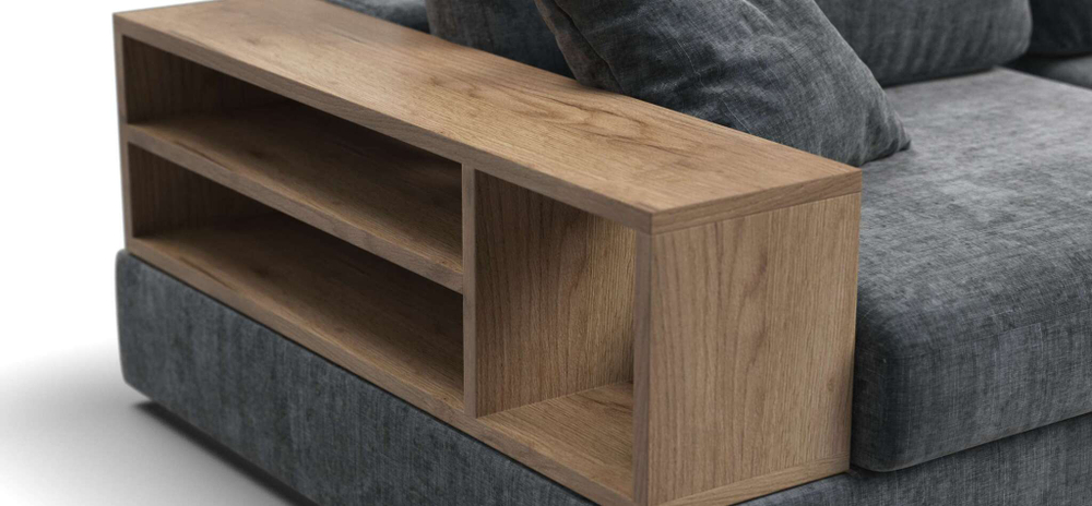 Босс Модуль полка подлокотник крафт табачный