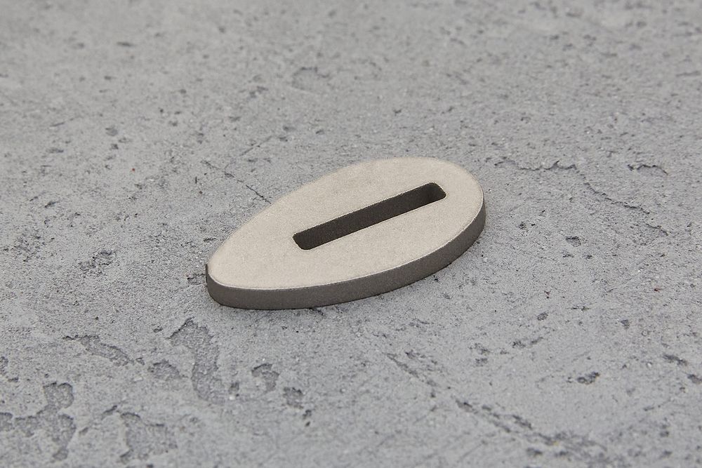 Больстер из титана 3мм, 37x20мм