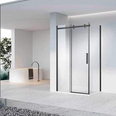 Душевой уголок Como-N VSR-4CN1013CLB, 1300*1000, черный, стекло прозрачное, , шт