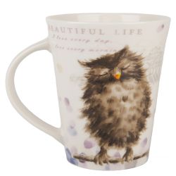 Кружка "Сова" v=350 мл (min12) (транспортная упаковка)