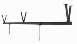 Комплект монорельса для подвесных снарядов (L=5,94 метров) с кронштейнами H=600 мм