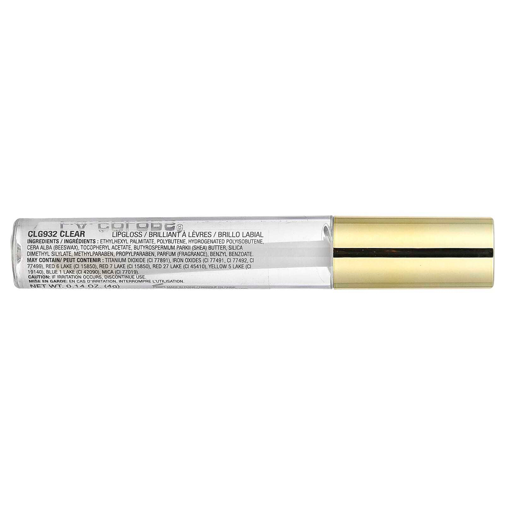 L.A. Colors, High Shine, блеск для губ с маслом ши, CLG932, прозрачный, 4 г (0,14 унции)