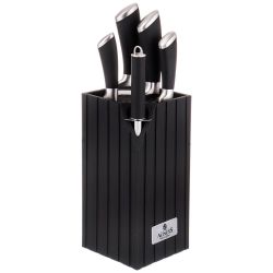 ПОДСТАВКА ДЛЯ НОЖЕЙ AGNESS "BEST" УНИВЕРСАЛЬНАЯ, 12X12X23 СМ