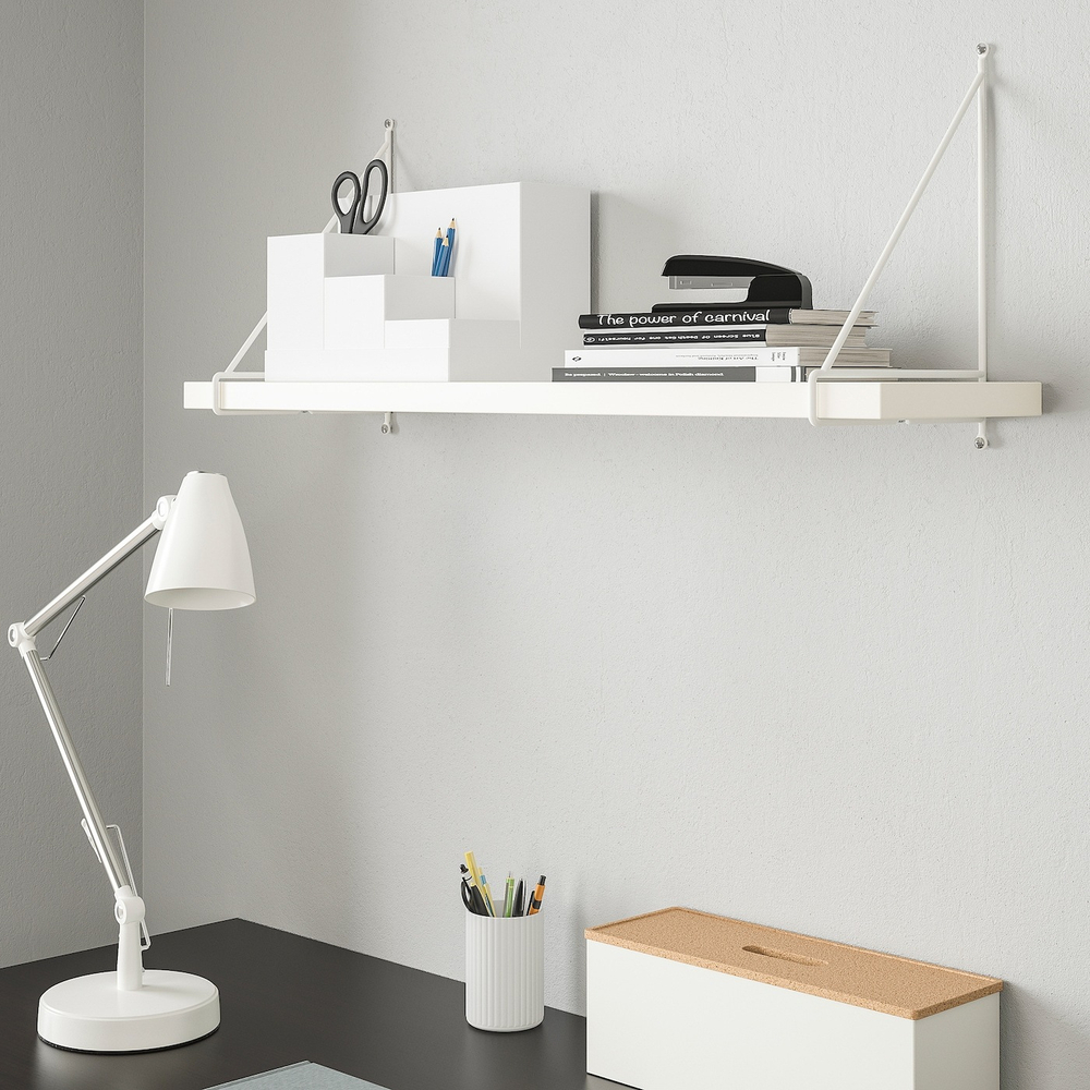 IKEA PERSHULT  (ИКЕА ПЕРСХУЛТ)  -  Кронштейн, белый, 20x30 см