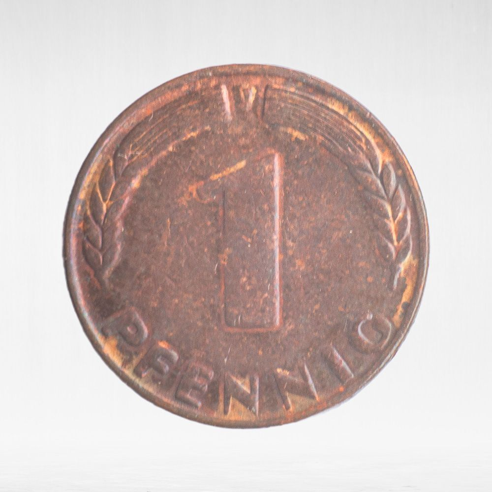 Germany, 1 Pfennig - Bank of German States, 1948, (Karlsruhe Mint - "G"), VF