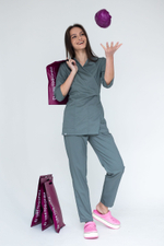 Блуза женская м288 liberty комфорт шалфей