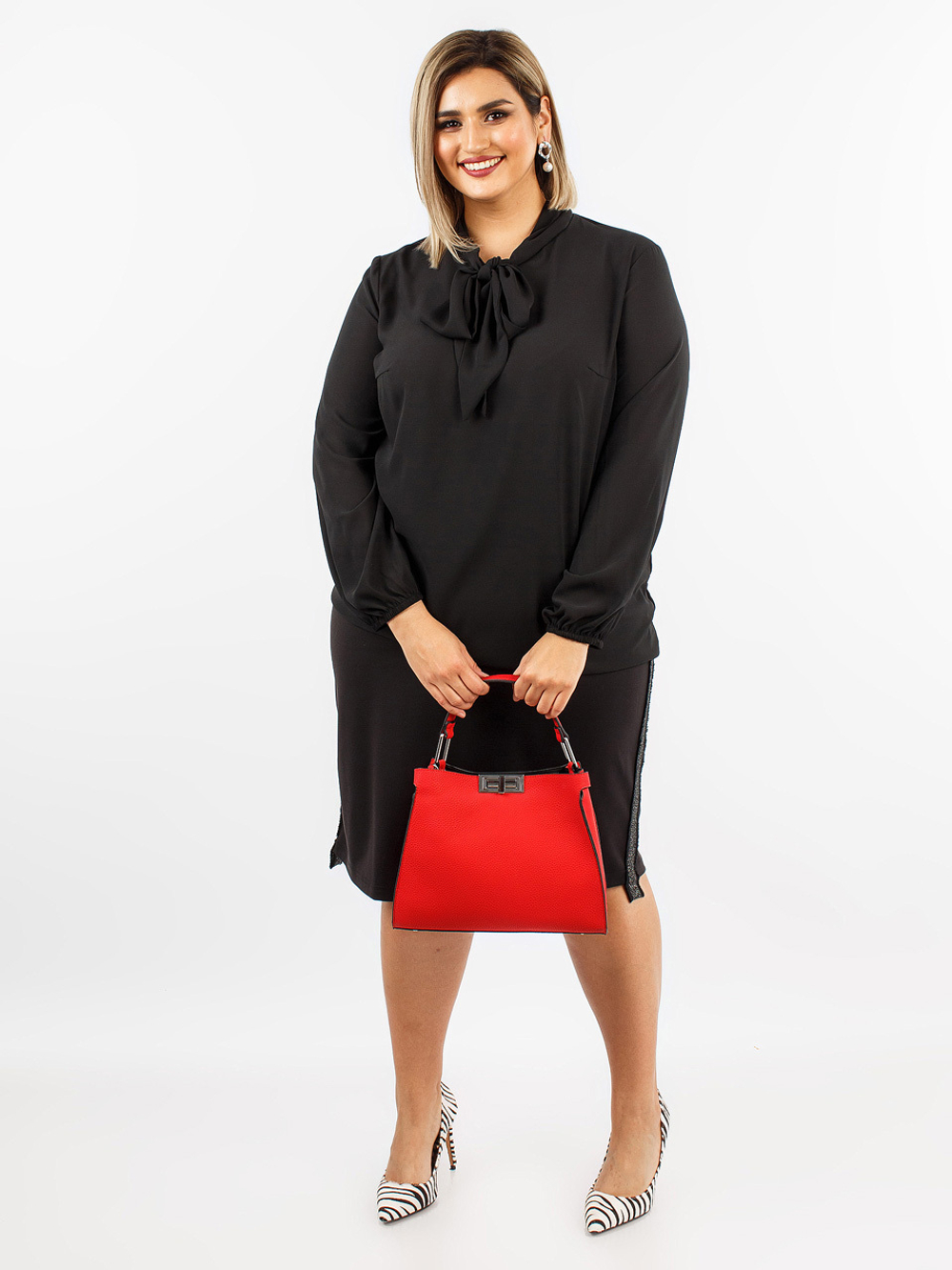 Блуза Б014-20 54-68 1190 руб шифон (1)