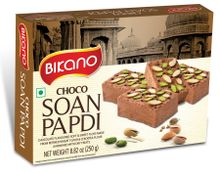 Сладкая нежная халва Bikano Soan papdi choco, 250 г