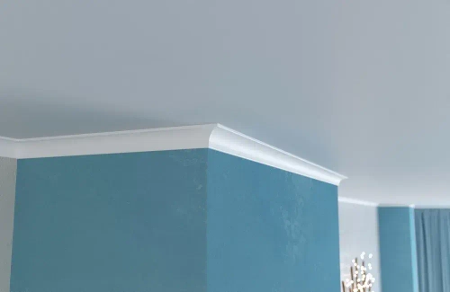 Карниз 20х20х2000мм. Экополимер потолочный плинтус Cosca KX021