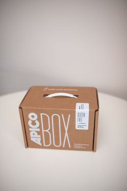 Набор продуктов APICO BOX №6 "Без глютена", набор подарочный 7 шт безглютеновые продукты, Новогодний подарок