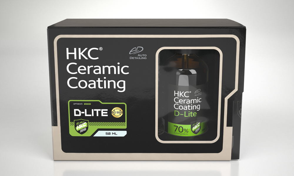 HKC Ceramic Coating D-Lite - Керамическое покрытие для кузова, 50мл