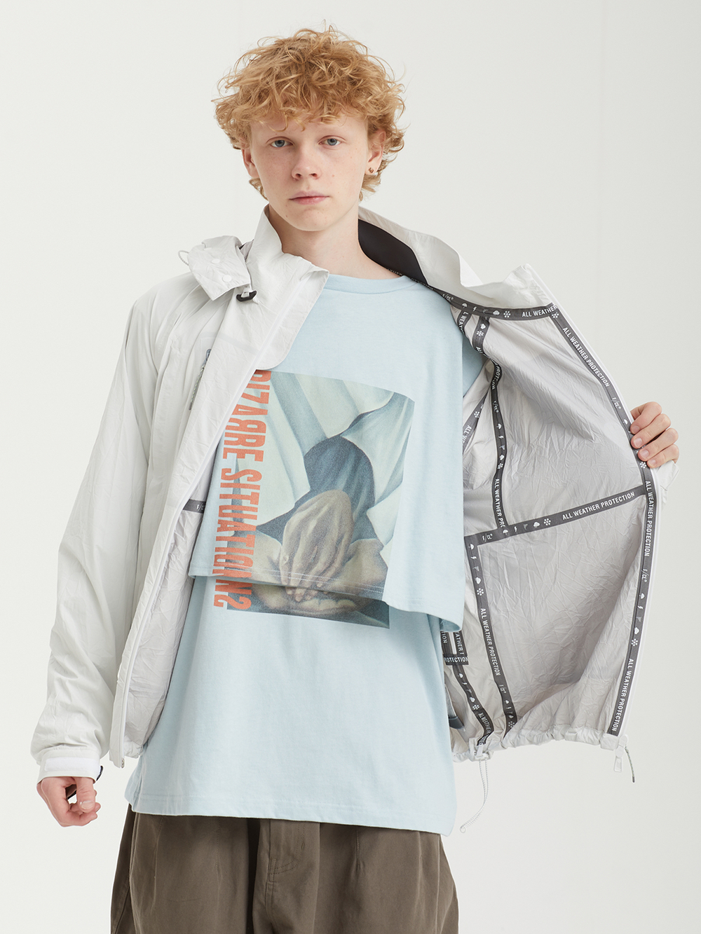 Мужская Куртка Wrinkled 3layer