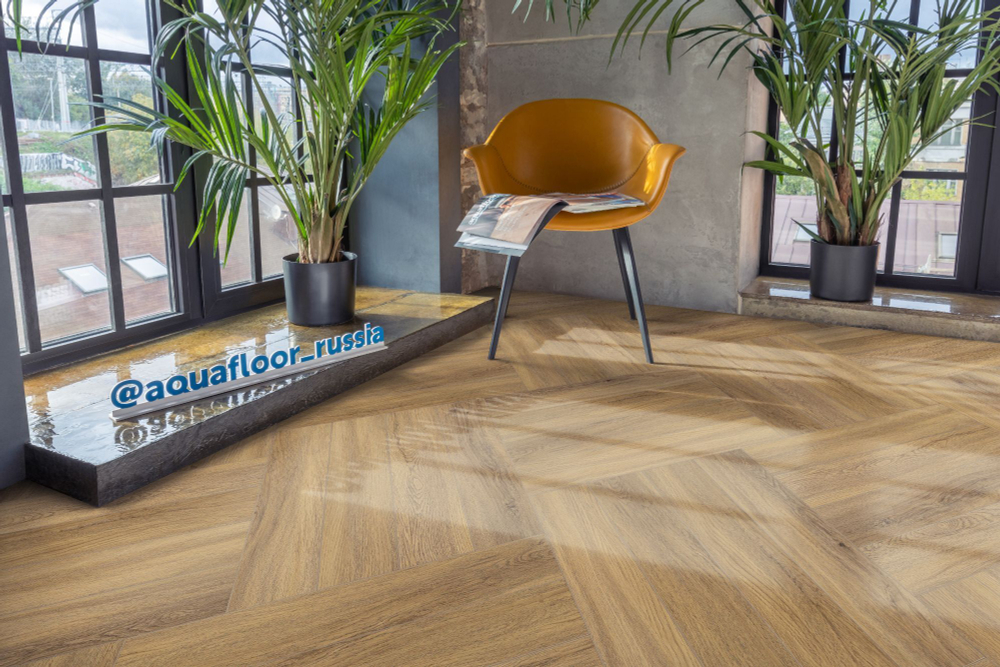 Кварц-виниловый ламинат Aquafloor Space Parquet Light AF4515PQL