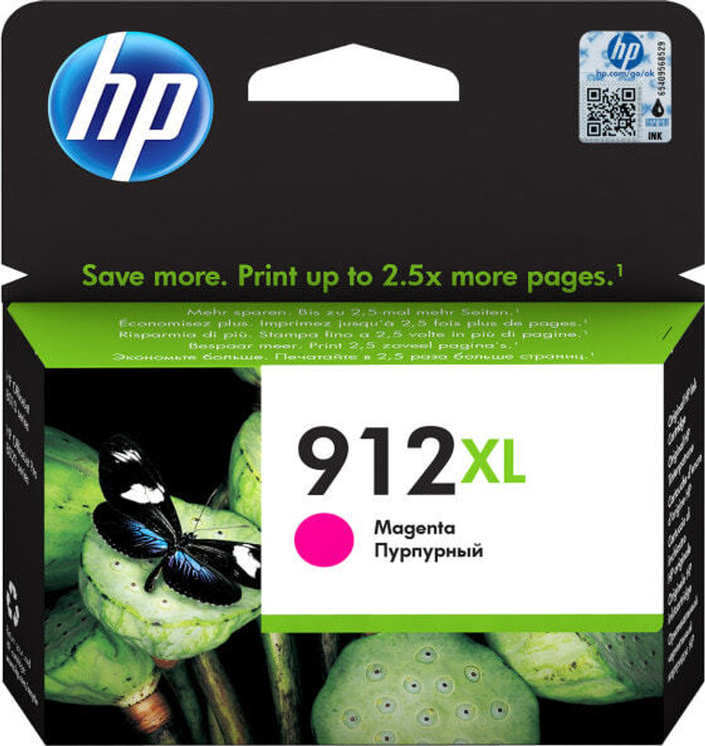 HP 912 Подлинный Пурпурный 1 шт 3YL82AE