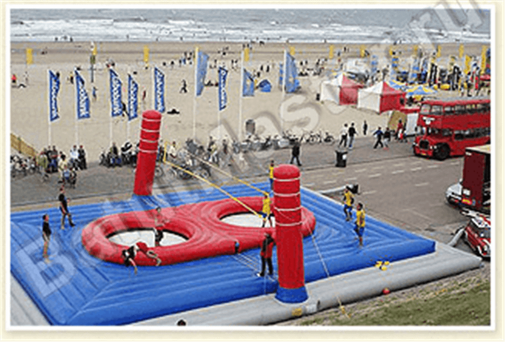 Площадка для игры в Боссабол 18*10*5 м, двухуровневый